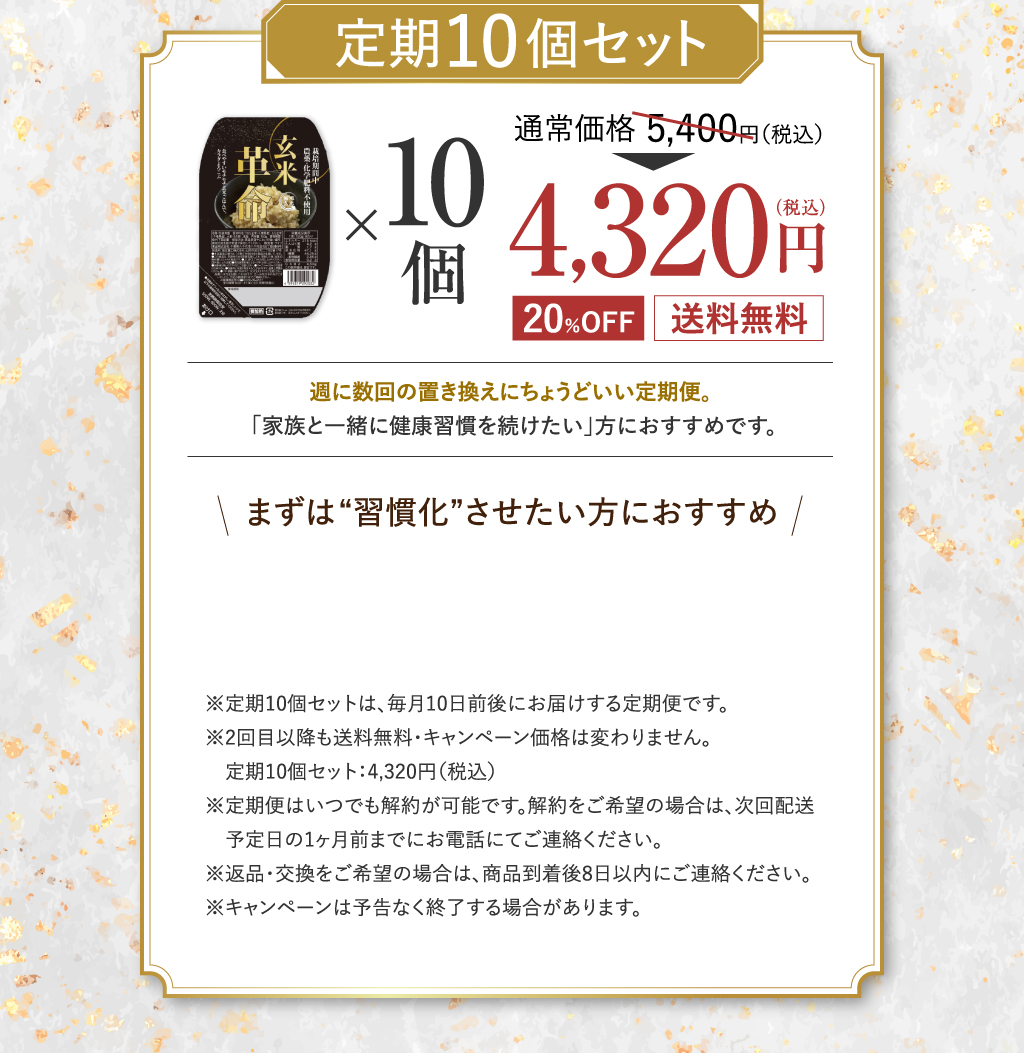 お試し10個セット