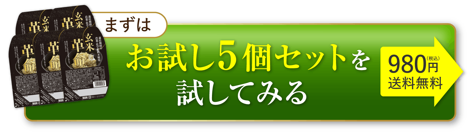 【980円送料無料】まずはお試し5個セットを試してみる