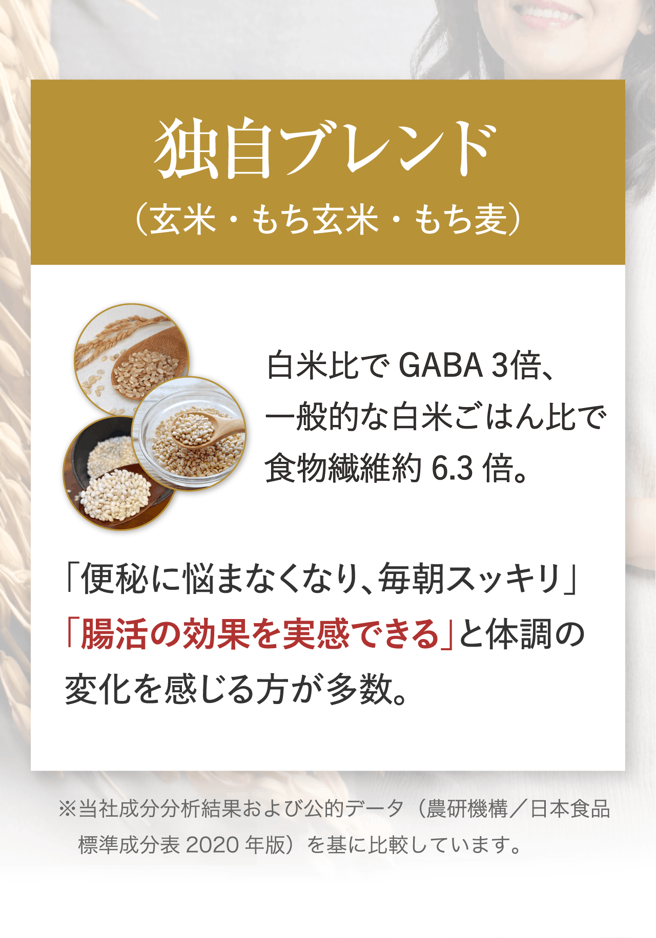 独自ブレンド(玄米・もち玄米・もち麦)